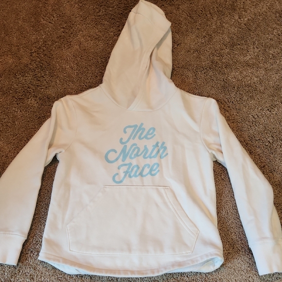 The North Face Other - The North Face Kids White and Blue Hoodie